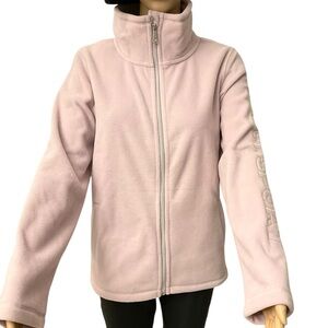 DKNY Sport Women’s Performance Fleece Jacket size M in Light Peach shade